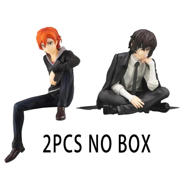 Coleção FuRyu de Estatuetas Japonesas: Dazai Osamu Noodles e Cães Vadios, Brinquedos Fofos de 12cm