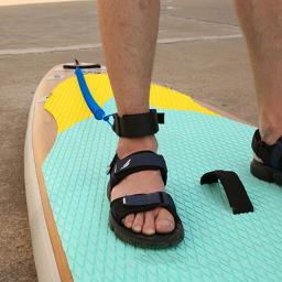 Coiled Leash para Surf e Paddleboarding, Stand Up, Surf Leg Rope, 10ft - Image 5