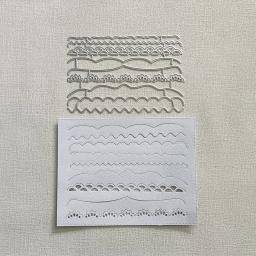Cartões de renda metal estêncil molde corte dados decoração scrapbooking morrer cortes álbum papel artesanato em relevo diy cartão artesanato - Image 4