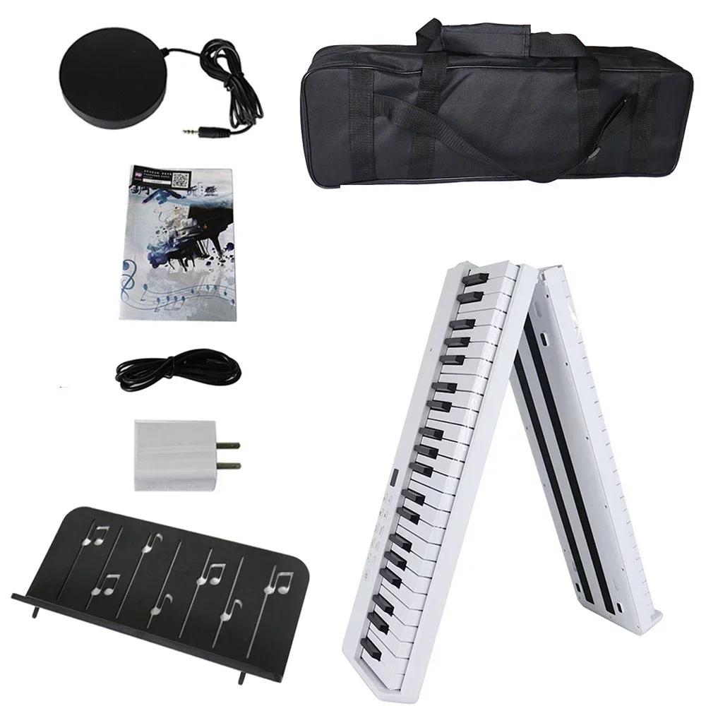 Piano digital dobrável de 88 teclas, controlador multifuncional, flexível, elétrico, instrumento musical - Image 1