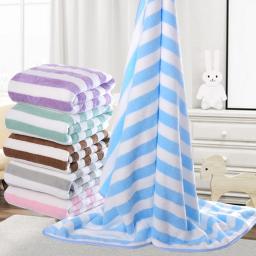 35*75cm absorvente toalha de banho de secagem rápida praia macia toalhas de natação microfiber confortável banheiro hotel spa toalha de banho - Image 1