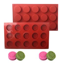 SHENHONG-Moldes De Bolo De Silicone De Forma Quadrada ou Redonda, Molde De Chocolate, Molde De Sabão Artesanal, Ferramentas De Cozimento De Sobremesa, Suprimentos De Cozinha - Image 5