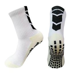 Kits de meias de futebol antiderrapante para adultos e crianças, elasticidade de altura, mangas de futebol, capa legging esportiva, equipamento de proteção, - Image 2