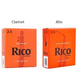 D'addario RICO Orange Box Reeds Eb Alto Barítono Bb Soprano Tenor Barione Saxphone Clarinete Baixo Clássico, EUA Original - Image 3