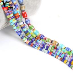 Contas de vidro coloridas naturais para fazer jóias, acessórios redondos e soltos para pulseira e colar, 15 polegadas - Image 5