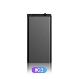 Ultra-Thin Professional Mini Gravador de Voz Som Ativado Dictaphone HD Ruído Reduzir Gravação MP3 Player Portátil - Image 3