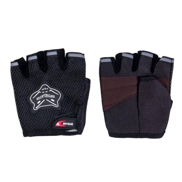 Luvas de Inverno Anti-Derrapante para MTB e Ciclismo - Luvas Curtas de Malha para Homens e Crianças