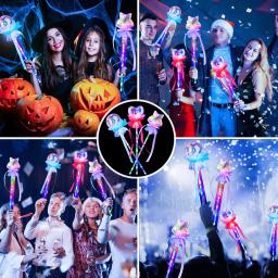 10-100 pçs vara de fada varinha mágica luminosa led light up sparklers de casamento presente para crianças brinquedo brilho casamento meninas festa favor - Image 6