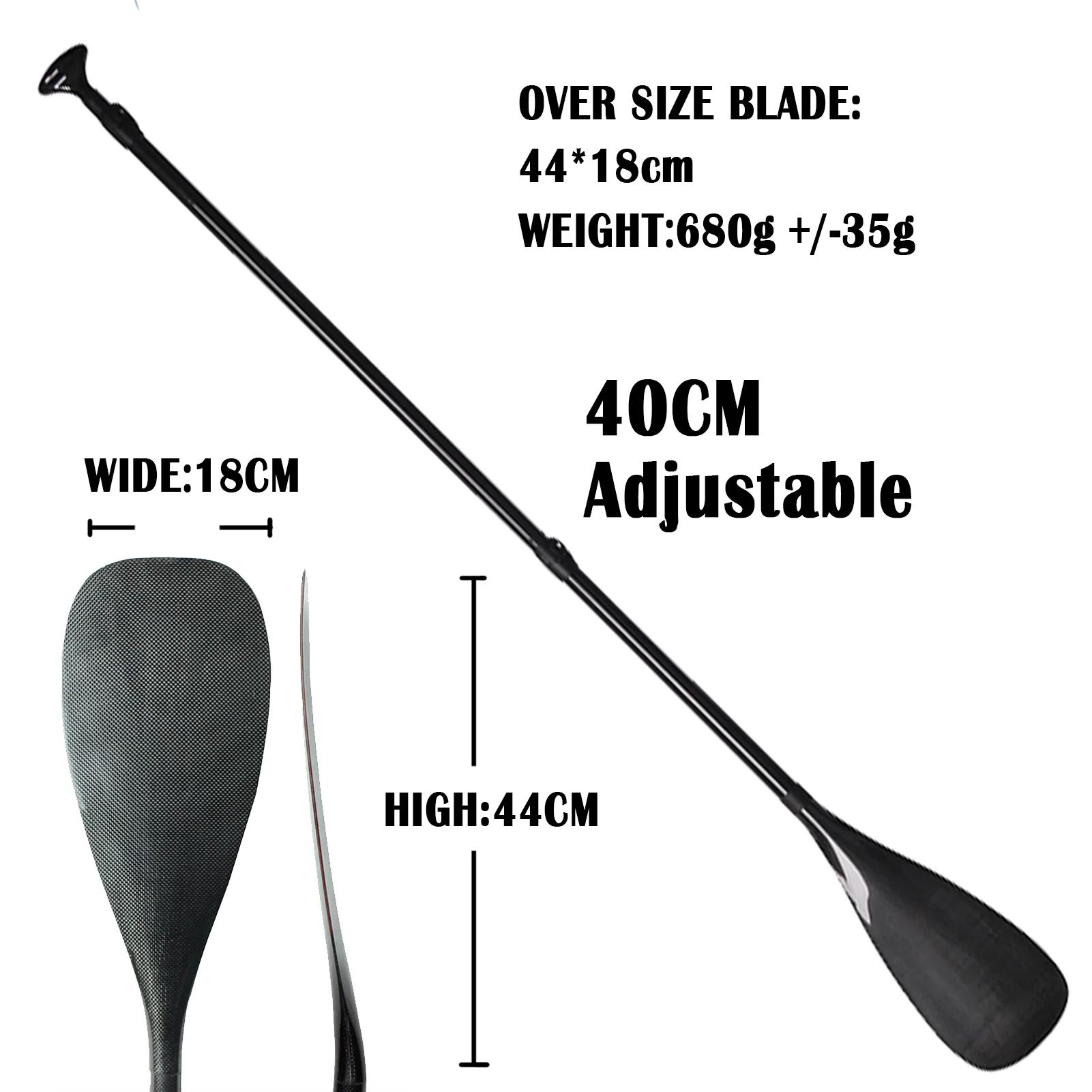 Ajustável Full Carbon Fiber SUP Paddle para surf, prancha inflável, Stand Up Paddle com bolsa grátis, 3 peças - Image 6