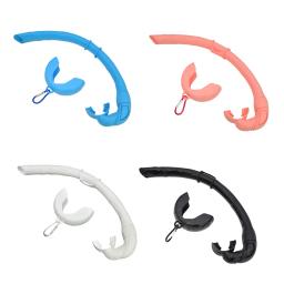 Snorkel dobrável de silicone com estojo de armazenamento compacto, snorkel de enrolar para homens e mulheres, tubo de respiração molhada, mergulho livre, silicone - Image 6