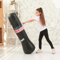 Saco de perfuração para adultos e crianças Saco de boxe inflável Saco de areia soco Alvo de treinamento Alívio de pressão Equipamento de fitness - Image 2