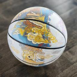 Chinês PU Basquete Profissional com Bomba Líquida, Basquete ao ar livre, 4 Camadas, Bola de Cesta de Alta Qualidade, Tamanho Oficial 7 - Image 2