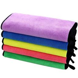 Toalha de banho absorvente ultra-absorvente de microfibra, para animais pequenos e médios cães e gatos, lavável à máquina - Image 3