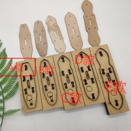 Artesanato de couro diy cinto de couro connectted parte forma de modelagem de corte morre cortador faca molde mão soco ferramenta - Image 2