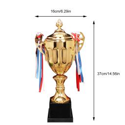 Troféu Cup Winner para Crianças e Adultos, Troféus, Metal Ouro, Troféu Cup Props, Competição Recompensa, Favores do partido - Image 6