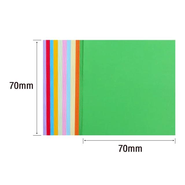 Papel de Origami Dupla Face - Kit com 100 Folhas para Artesanato DIY em Atividades de Aniversário e Presentes de Natal para Crianças e Adultos