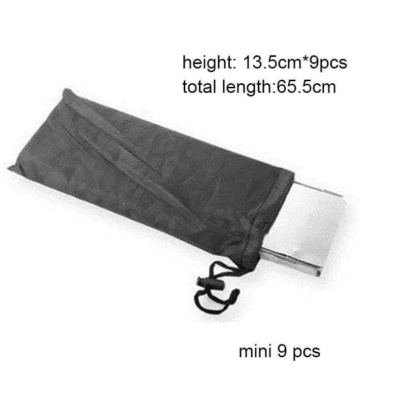 Liga de alumínio Fogão a Gás Vento Escudo, Windproof Tela, Acampamento ao ar livre, Piquenique, Cozinhando Queimador, 8 Placas, 10 Placas, 12 Placas, 14 Placas, 16 Placas - Image 1