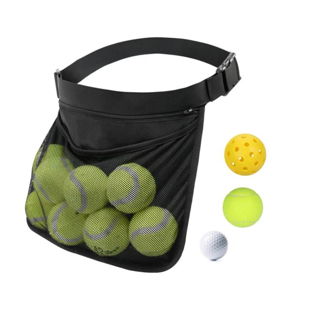 Suporte para bola de tênis unissex com bolsa para cintura, o acessório ideal para praticantes do esporte