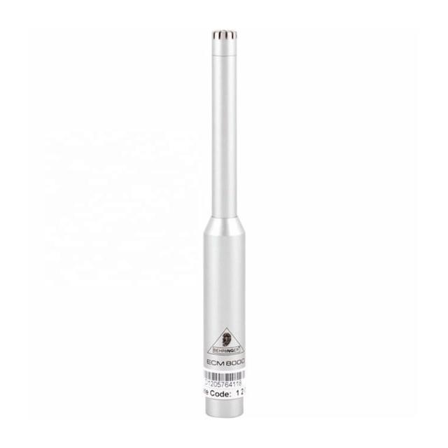 Microfone condensador de medição ECM8000 para uso com Behringer Ultracurvo ou qualquer outro analisador de espectro de áudio
