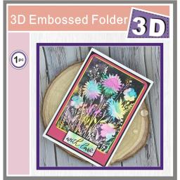 Pasta em relevo para scrapbooking, morre materiais, artesanato DIY suprimentos, álbum de fotos, decoração do cartão, fundo, novo morrer, 3D, 2024 - Image 5