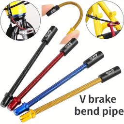 1pc bicicleta v freio curvatura tubo dobrável primavera freio curvatura tubo universal ciclismo v frenagem fio flexível - Image 2