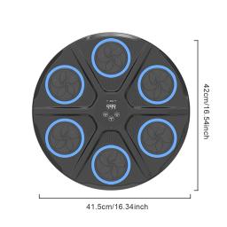 Máquina de boxe musical, máquina de treino de boxe, velocidade ajustável, equipamento de exercício montado na parede, luz rgb com luvas para academia em casa - Image 6