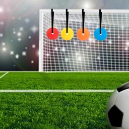 Discos Alvo de Futebol para Melhorar a Precisão, Discos De Treinamento, Treinador De Futebol, Objetivo Esportivo Leve, 4Pcs - Image 2