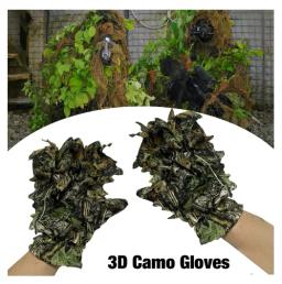 Camuflagem Caça Ghillie Suit com Luvas, Leopardo Bionic, Headwear para Selva, Fotografia da Vida Selvagem - Image 4