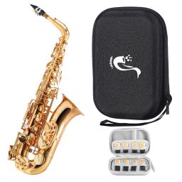 Clarinete Reed Case com Mesh Pocket, impermeável rígido EVA Bag, Sax Alto Carrying, Caixa de armazenamento para saxofone - Image 1