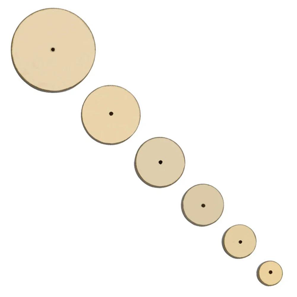 Ferramentas essenciais de artesanato de couro para projetos DIY 6 peças de marcação de linha redonda ferramentas artesanais opções de tamanho de material de latão - Image 1