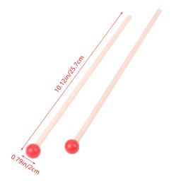 Baquetas de madeira para crianças, conjunto de 2 peças, acessório de percussão, tambor e baquetas, ferramentas práticas para iniciantes, 250mm - Image 6