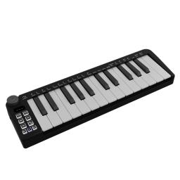 Mini teclado usb portátil, 25 teclas, com acorde inteligente, modos de escala, arpejador para música - Image 4