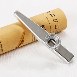 Metal Kazoo Instrumentos Musicais com Tubo de Papel, Simples e Fácil de Aprender, Flauta Film Presente, 20 Pcs - Image 2