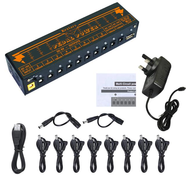 Efeitos para Guitarra Stax: Pedais de Fuzz, Overdrive, Harmonizador, Noise Gate, Flanger Dumble, Delay Booster e Phaser