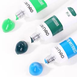 Conjunto de Tintas Acrílicas Deli-Não Tóxicas para Iniciantes e Artistas Profissionais, Suprimentos de Pintura, 12ml, 12 24 Cores - Image 4