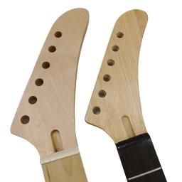Guitarra Elétrica De Madeira Com Alça De Fingerboard, Peças De Instrumento Musical De Cordas, 22 Trants, 831C - Image 6