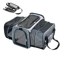 Portáteis Pet Carriers Bolsas, Bolsa de Ombro, Respirável, Dobrável, Mochila De Viagem Ao Ar Livre, Transporte De Carro, Gato Saco Gaiola - Image 1
