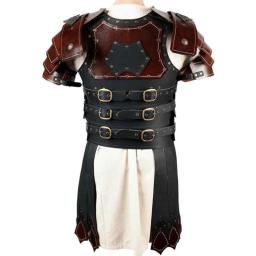 Medieval antigo grego legião romana gladiador couro do plutônio cuirass ombro peito armadura viking guerreiro cavaleiro cosplay traje larp - Image 3
