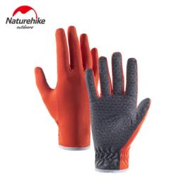 Naturehike-Luvas anti-derrapantes respiráveis para escalada, luvas anti-sol anti-UV, luvas de carro, apto para caminhadas, camping, equitação, NH20FS035 - Image 1