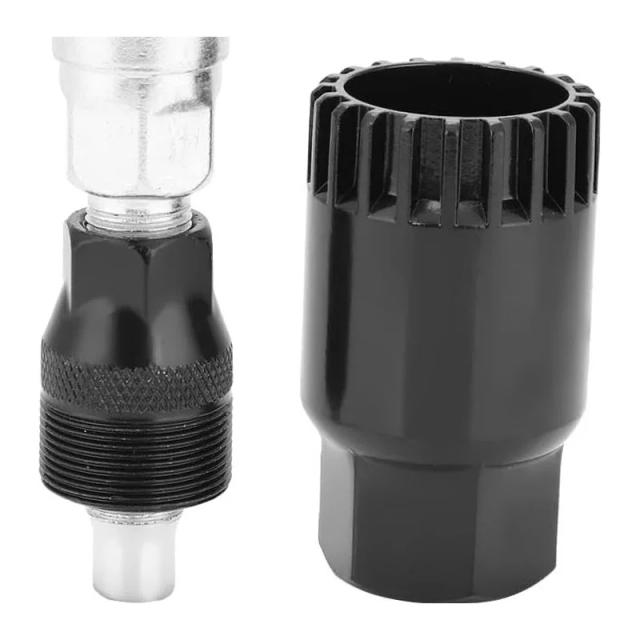 Conjunto de Ferramentas para Remoção de Crank de Bicicleta com Kit de Reparação e Acessórios Premium para Manutenção do Bottom Bracket