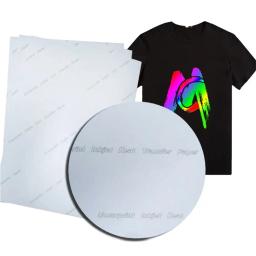 Heat Press Print Paper, T-Shirt Inkjet Sublimação Papel De Impressão, Papel De Transferência Térmica, Pano De Algodão DIY, Ferro, Escuro Claro, A4, 5Pcs - Image 5