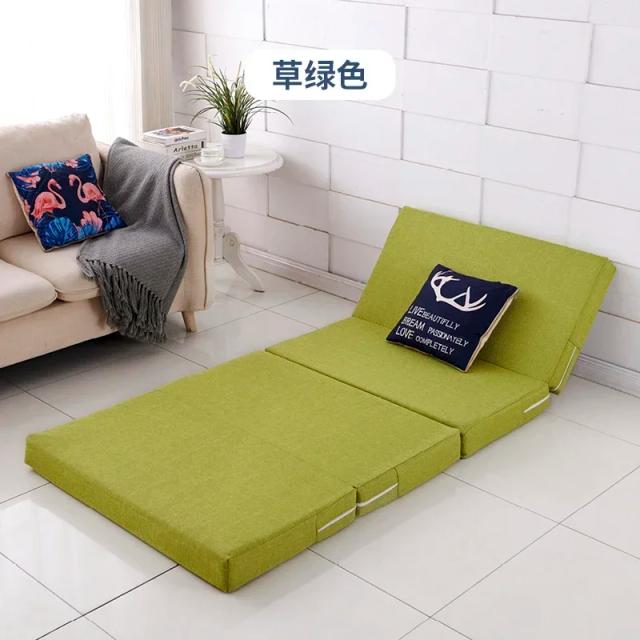 Colchão Dobrável de Espuma de Memória: Cama Portátil Compacta para Escritório e Yoga