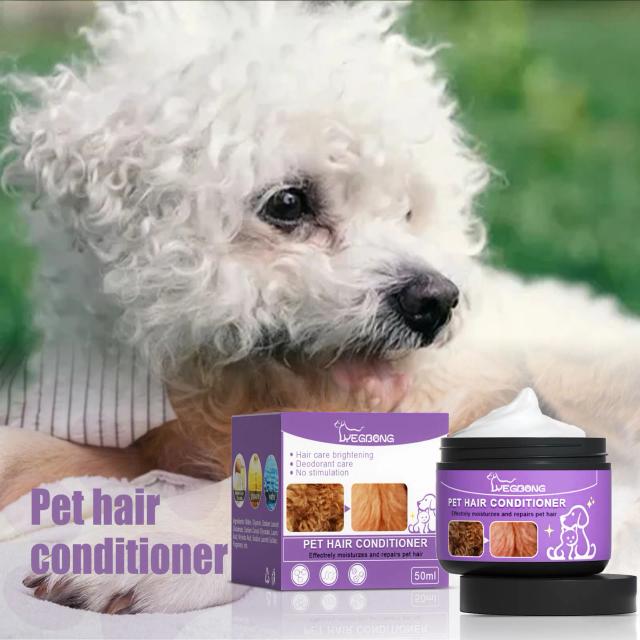 Condicionador Multifuncional para Cães e Gatos com Pelagem Fofo - Creme Skim Gentil de 50ml