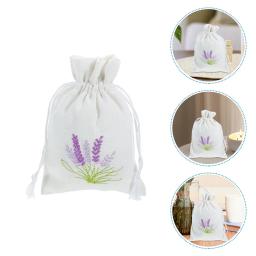 Embalagem do carro Sachet Bag, pequeno cordão presente, lavanda Embalagem, lona Satchel, Perfume Titulares, 5 Pcs - Image 3