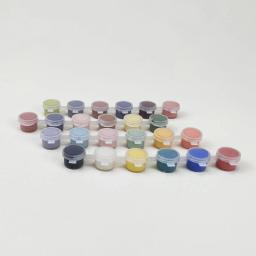 24Pcs Pigmentos Cerâmicos DIY Pintado Artesanato colorir Ferramenta Porcelana Glaze Underglaze Color Pigment Set para Iniciantes Adultos - Image 2