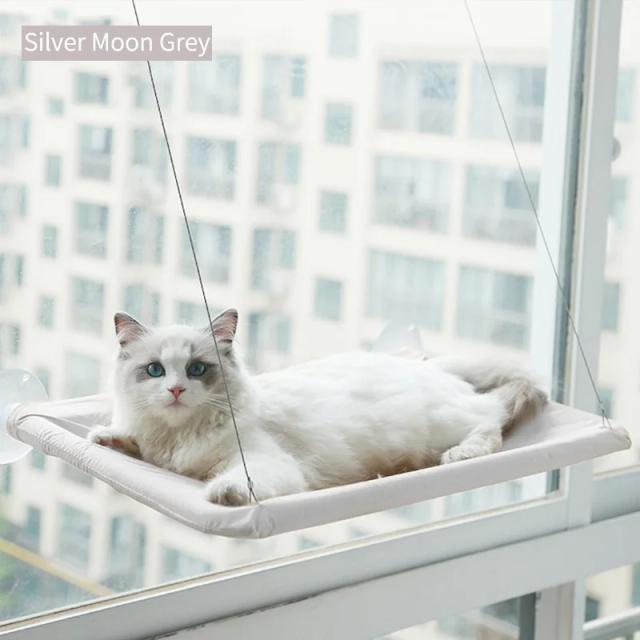 Rede de Sucção para Gatos: Acessórios Dobráveis e Pendurados para Camas e Janelas de Animais de Estimação