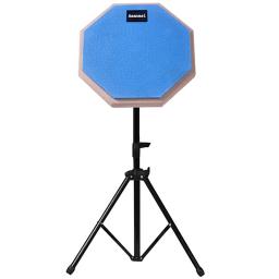 Snare Drum Prática Pad para bateria, dupla face, silencioso, Drum Pad com duas superfícies, 8 em - Image 5