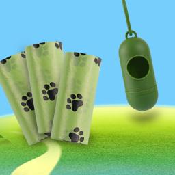 Sacos De Cocô De Cão Biodegradável, Bulk Biobase Saco Perfumado, Sacos Degradáveis Cat Waste, Eco-Friendly, Outdoor Home Clean Pet Supplies - Image 6