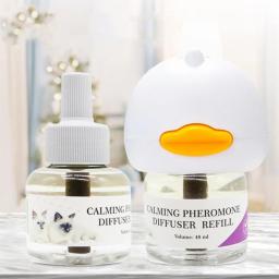 Líquido Calmante Elétrico com Estabilização de Emoção, Anti-Stress, Aquecimento Elétrico, Gato, 1 Difusor, 2 Líquido - Image 4
