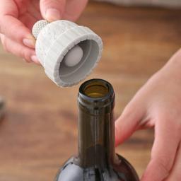 Rolha De Garrafa De Vinho De Silicone, Tampão Pequeno, Impermeável e À Prova De Vazamentos, Aplicável a um Diâmetro de 1.75cm-1.85cm, Novo, 1PC - Image 3